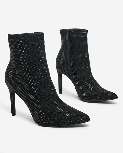 Royalfashion Dámské kozačky Lekirisa Zirconia Stiletto Boots