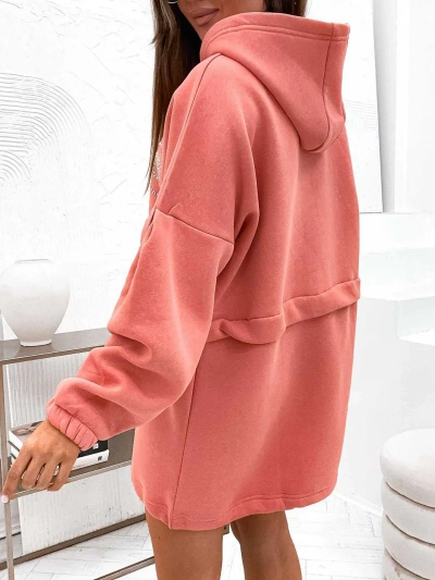 Dámské bavlněné mini šaty typu kapucíno Royalfashion