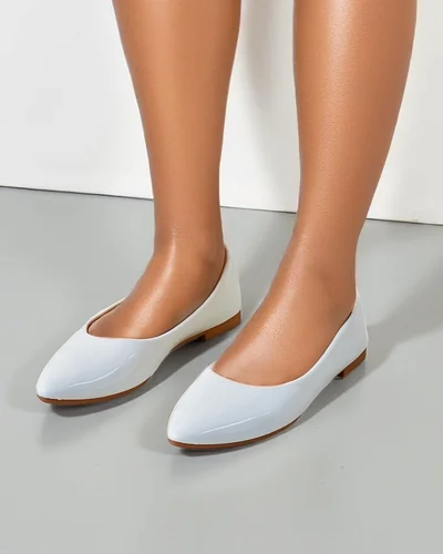 Royalfashion Dámské lakované baleríny Aramiese