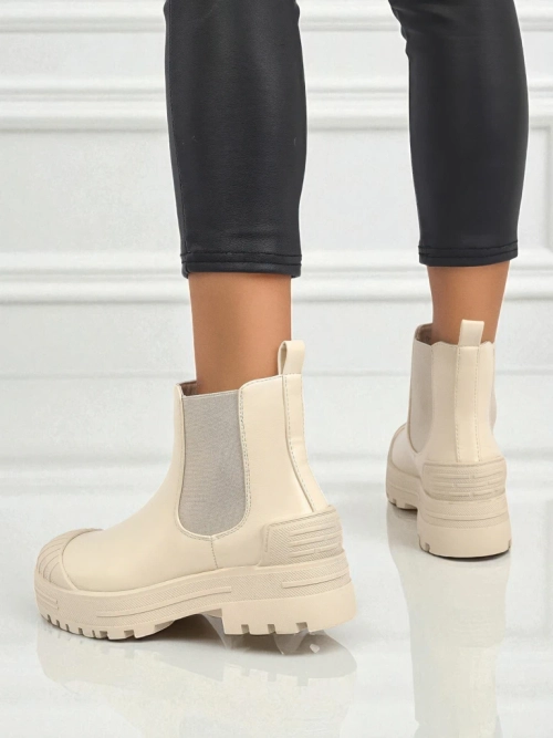 Ботильйони на платформі зі штучної шкіри Amber Veil