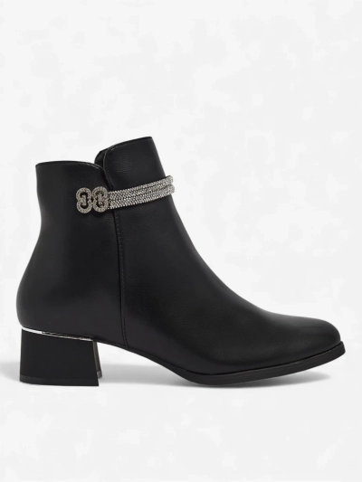 Dámské kotníkové boty s kamínky Qurette