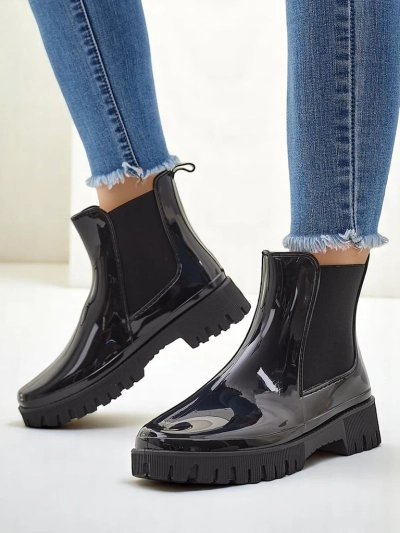 Royalfashion Lakované dámské gumové holínky EriEri