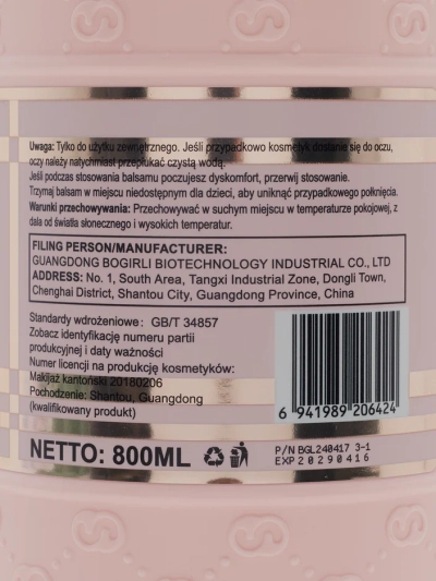 Luxelux Gel na mytí těla s aminokyselinami 800 ml