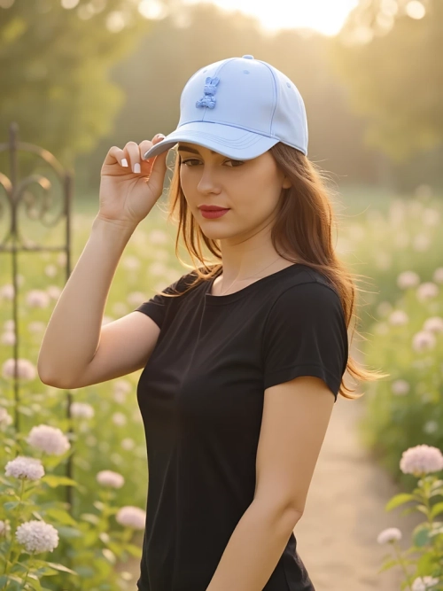 Royalfashion Кепка з нашивкою Bunny Chic