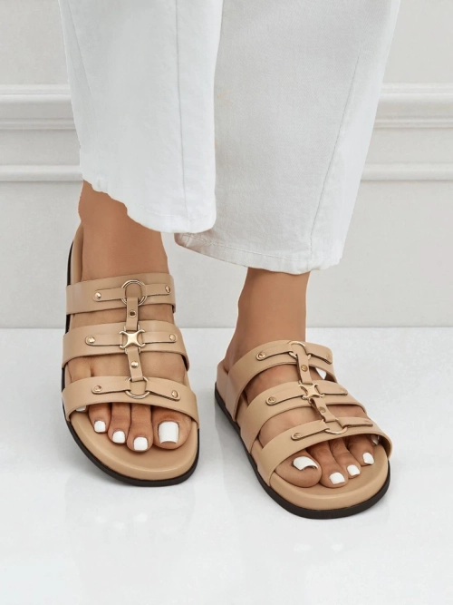 Royalfashion Жіночі шльопанці в стилі римлянок Roma