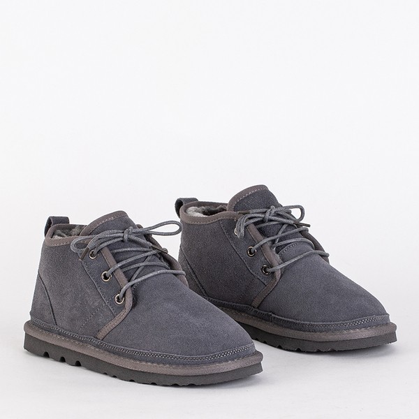 Dětské šedé sněhule Tibilis- Obuv