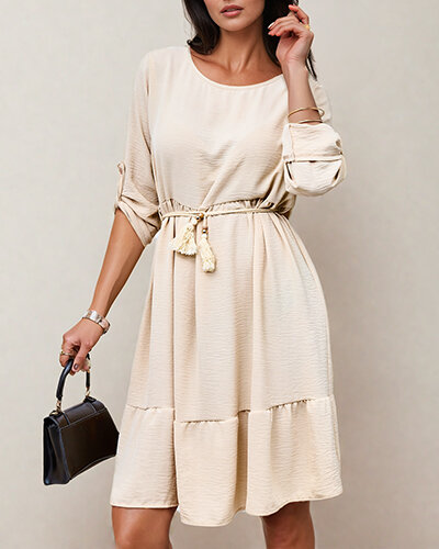 Royalfashion Dámské šaty ke kolenům