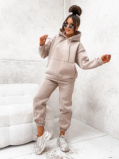 Royalfashion Bavlněná dámská mikinová souprava