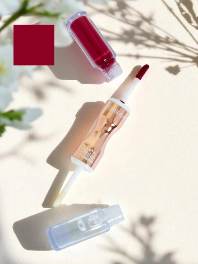 Rtěnka a Průhledný Lesk na rty 2 v 1 Ruby Woo