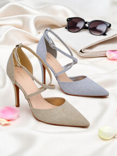 Royalfashion Dámské lodičky na jehlovém podpatku GlamStrap