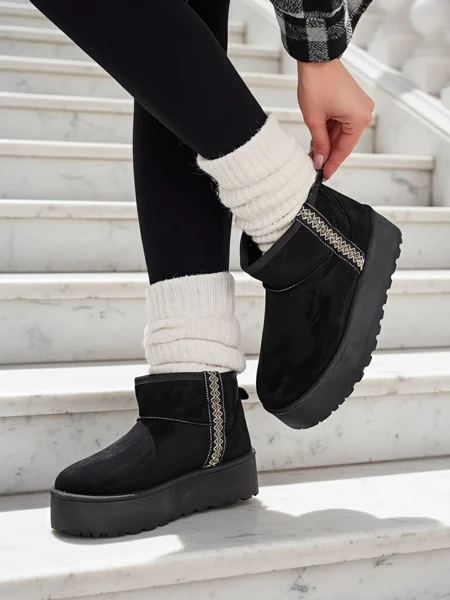 Dámské krátké sněhové boty Royalfashion a'la Haluzi