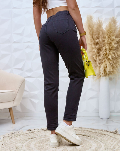 Royalfashion Dámské kalhoty mom jeans