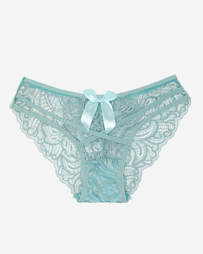 М'ятні жіночі трусики, мереживні трусики - Нижня білизна