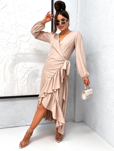 Royalfashion жіноча міні-сукня з воланами