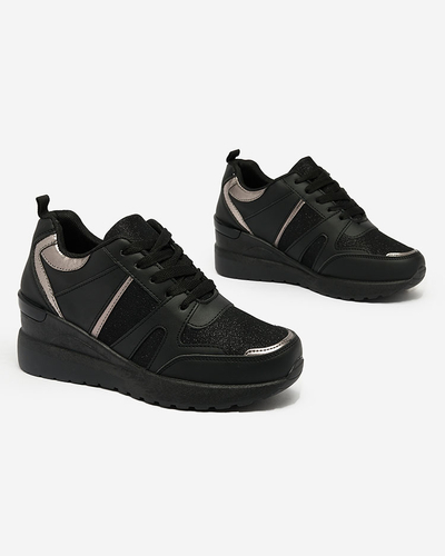 Royalfashion Бежево-коричневі жіночі спортивні кросівки на платформі Lacyrllia