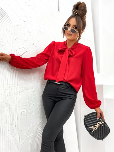 Жіноча блуза Royalfashion з бантом
