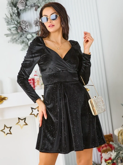 Royalfashion Dámské šaty s kamínky