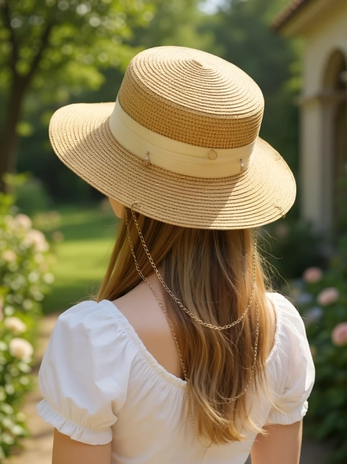 Royalfashion Жіночий солом'яний капелюх Grace Ribbon