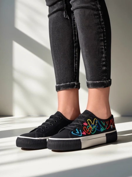 Royalfashion Dámské tenisky s potiskem Sercess