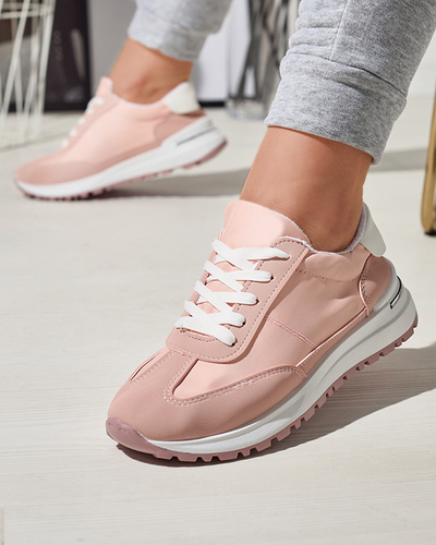 Dámská růžová šněrovací sportovní obuv Sweri - Obuv