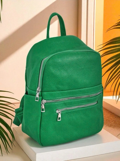 Жіночий рюкзак AURELIA Verde екологічна шкіра A4 Królewska Moda