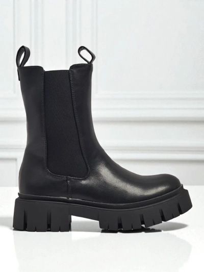 Високі жіночі ботильйони з еко шкіри Dorvella