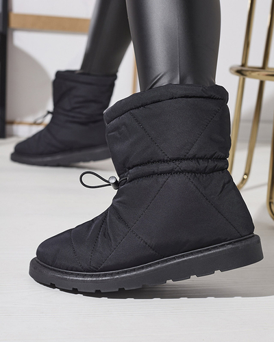 Černé dámské zateplené boty a'la snow boots Kaliolen - Obuv