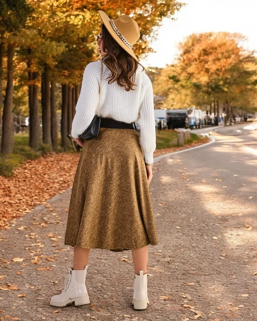 Royalfashion Жіноча міді-спідниця