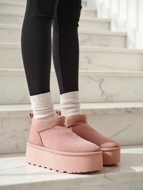 Royalfashion Жіночі короткі черевики а-ля снігоступи Ozozi