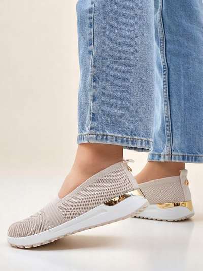 Royalfashion Dámské textilní slip-on boty Perfeti