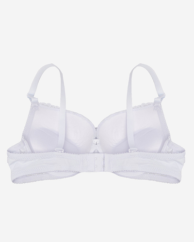 Білий жіночий мереживний бюстгальтер - Жіноча білизна