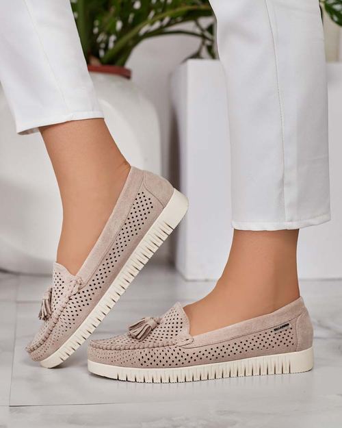 Royalfashion Жіночі ажурні мокасини Molaffa