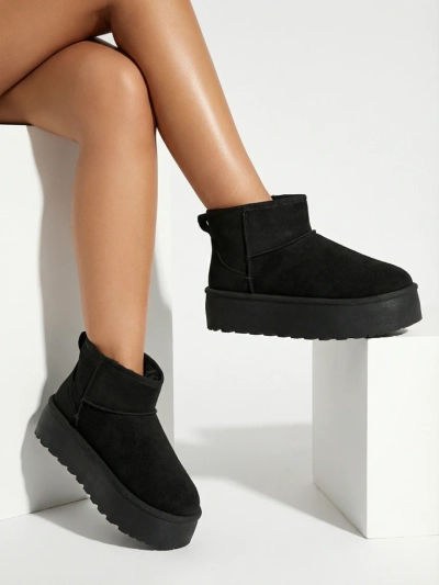 Dámské kotníkové boty Luna Černé Kožené Elegantní pro Podzim