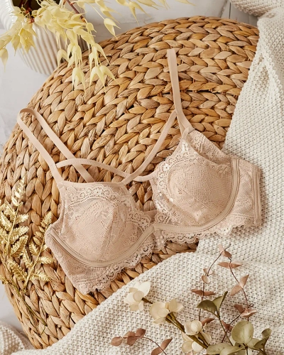 Royalfashion Dámská podprsenka s ozdobnými ramínky