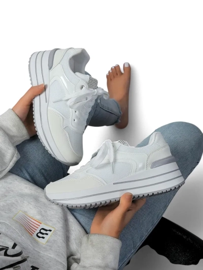 Royalfashion dámské sportovní tenisky na platformě Revided