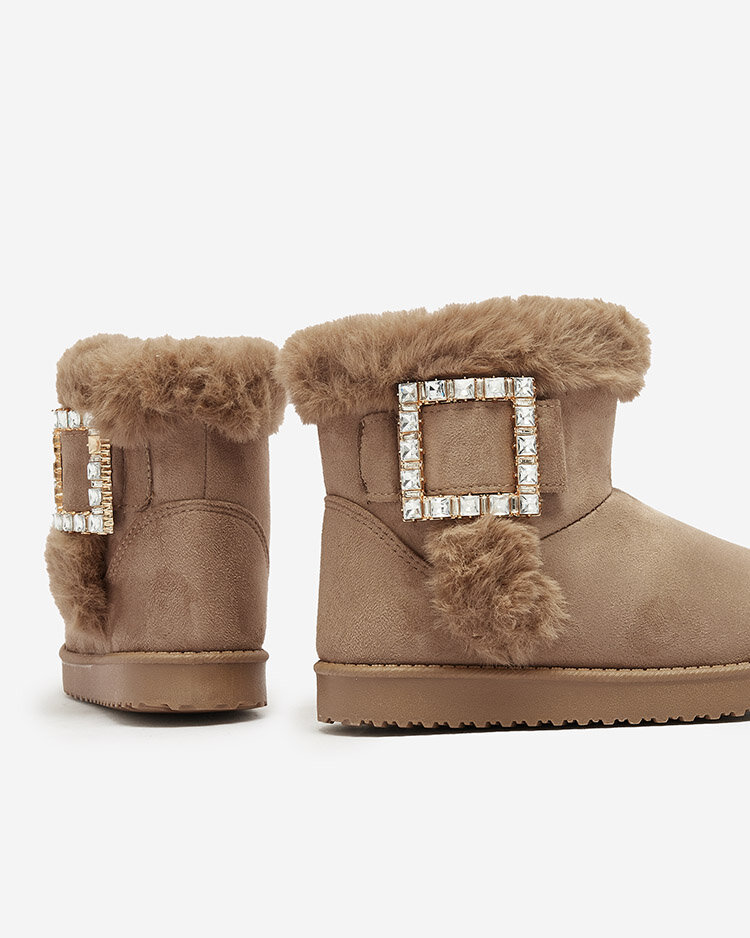 Royalfashion Dámské boty a'la snow boots s ornamentem Galaes