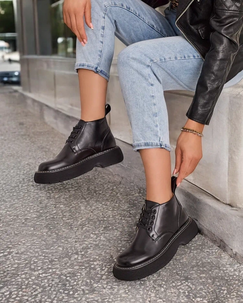 Royalfashion Жіночі напівчеревики на шнурівці Goselli