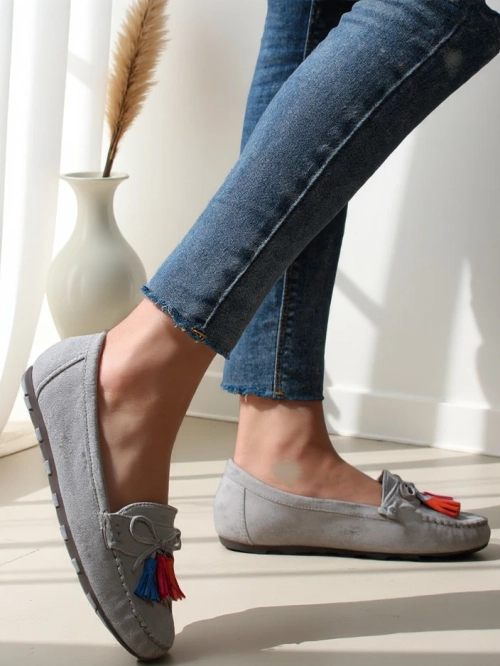 Royalfashion Жіночі екологічні замшеві мокасини Zimmid