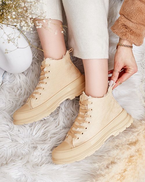 Royalfashion Жіночі утеплені спортивні черевики а-ля кеди Benvilo