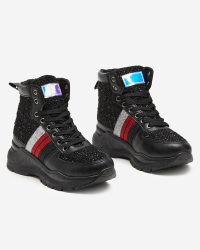 Černé dámské sportovní tenisky Hasmali - Footwear