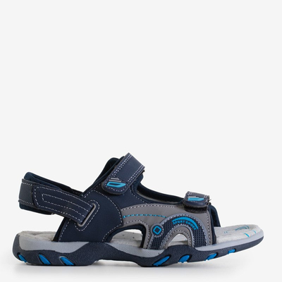 Темно-сині дитячі сандалі на липучках Rupert