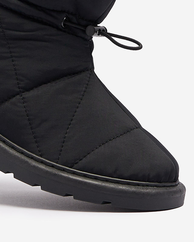 Černé dámské zateplené boty a'la snow boots Kaliolen - Obuv