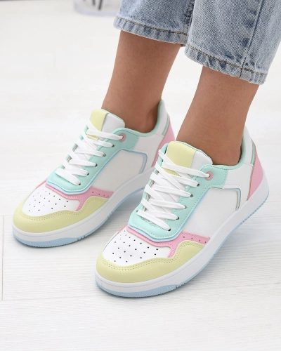 Біло-м'ятні спортивні кросівки для жінок Azzafa- Footwear