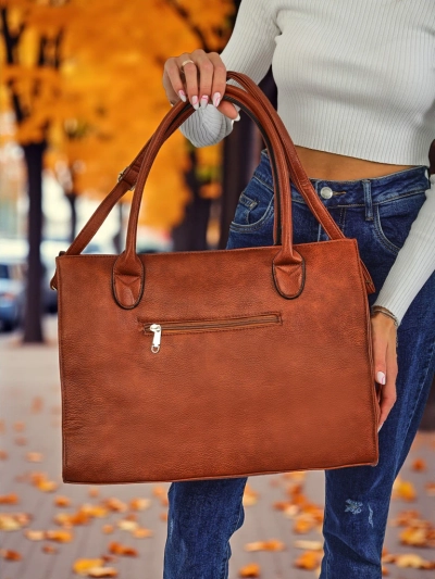 Сумка жіноча Hera Eleganza – коричнева, екошкіра, класичний стиль