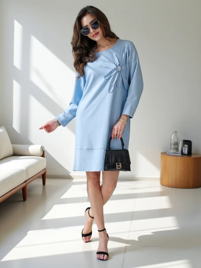 Royalfashion Dámské látkové šaty
