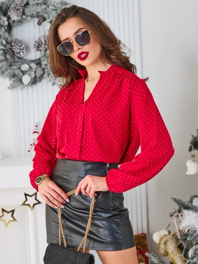 Royalfashion Dámská košile s kamínky