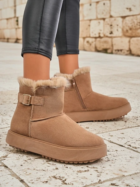 Royalfashion Krátké boty a'la sněhule dámské Winter Crest