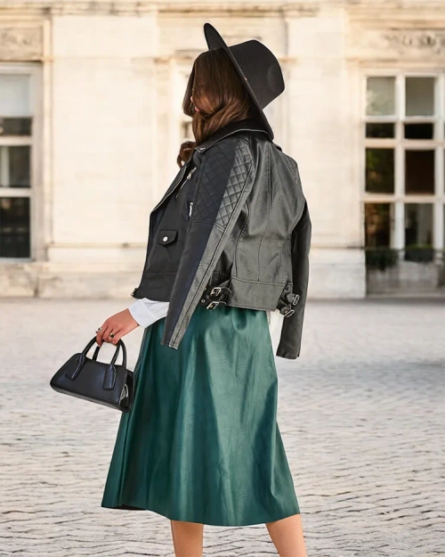 Women's midi skirt PLUS SIZE Royalfashion