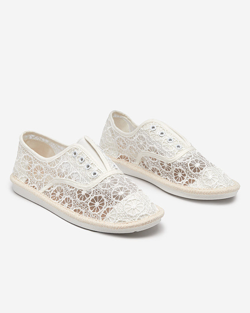 Жіночі білі мереживні кросівки Herinka - Взуття