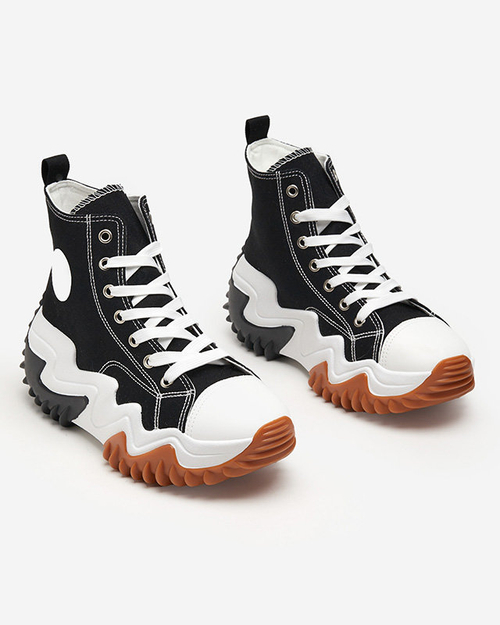 OUTLET Чорне жіноче спортивне взуття a'la снікерси Oqapi - Взуття